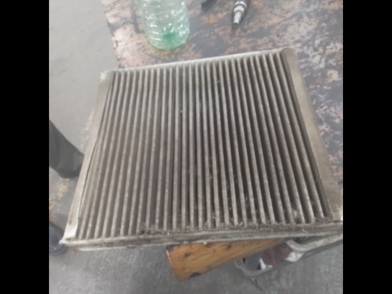 Plugged Cabin Air Filter